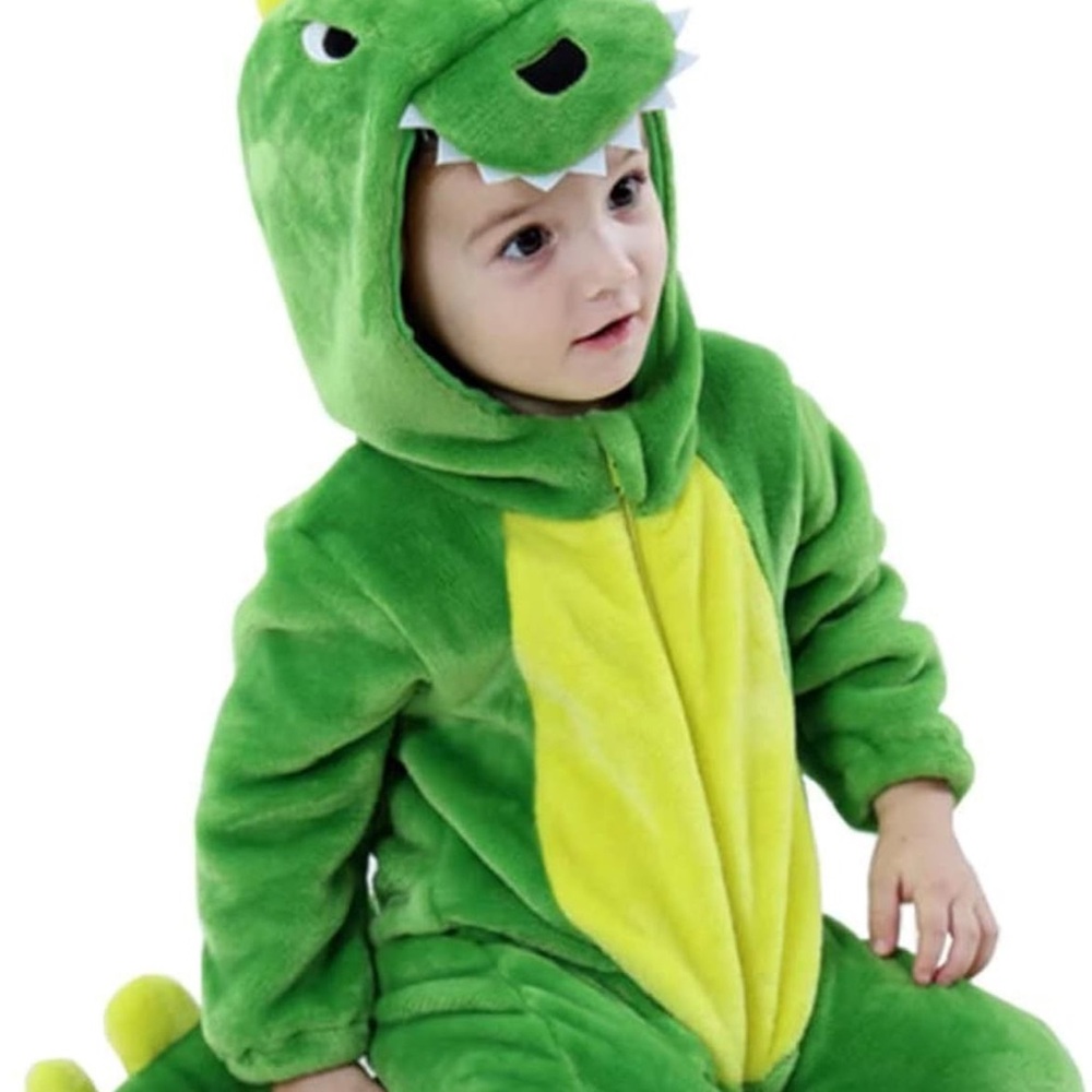 Green Dinosaur Costume for Kids